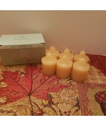 Partylite Yuzu And Lime Scented Yellow Votive Candle Box Of 6 New - £7.68 GBP