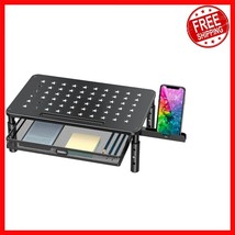 Multi-Functional Monitor Stand with Ergonomic Design &amp; Optional Storage ... - $631.74 MXN