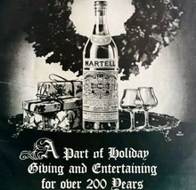 1940 Martell Cognac Brandy Advertisement Distillery Esquire Holiday HM2DD - £24.35 GBP