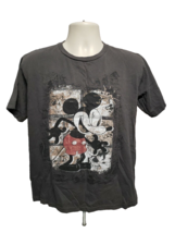 Disney Mickey Mouse Comic Adult Small Gray TShirt - £15.29 GBP