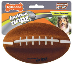 [Pack of 4] Nylabone Power Play Football Medium 5.5&quot; Dog Toy 1 count - £36.71 GBP