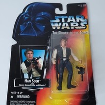 Star Wars Power of The Force Red Card Han Solo Kenner Figure POTF 1995 NEW - $20.78