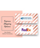 Suzie Q Urns Express Shipping Options - $20.00