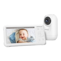 Momcozy Video Baby Monitor, 1080P 5&quot; HD, Infrared Night Vision, 2-Way Audio - £42.88 GBP
