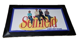 Seinfeld Framed Picture Décor Black Jerry Kramer Elaine George Wall Art NEW - £16.60 GBP