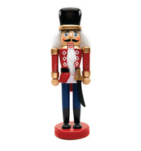 Nutcracker Drummer Christmas Stand Up Decoration Holiday Standee Soldier RED - £33.23 GBP