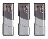 64Gb Turbo Attach 3 Usb 3.0 Flash Drive 3-Pack,Grey - $35.99