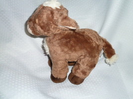 9&quot; Plush Gund Sweet Feet Cow Donkey Mule HORSE-3654-STUFFED Animal Brown - £39.41 GBP