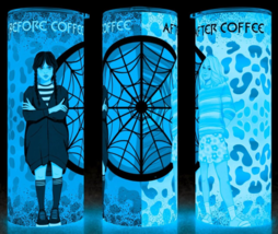 Glow in the Dark Wednesday Addams Family Before Coffee After Cup Mug Tum... - £17.95 GBP