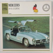 1954-1956 Mercedes -Benz 300 SL GULLWING Sports Car Photo Spec Sheet Inf... - $38.58 MXN