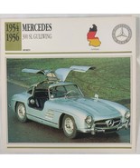 1954-1956 Mercedes -Benz 300 SL GULLWING Sports Car Photo Spec Sheet Inf... - $2.84 CAD