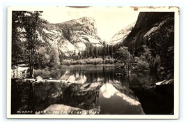 Yosemite National Park Mirror Lake Postcard RPPC Mt Watkins California - £9.21 GBP