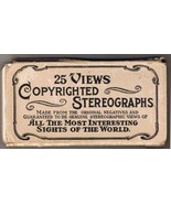 Contintental Stereoview Cards 25 Views Most Interesting Scenes In The World - $48.65