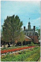 Postcard The Palace Gardens Williamsburg Virginia Governor&#39;s Palace - $4.94