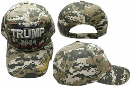 Trump 2024 Save America Again Signature Acu Digital Camo Embroidered Cap Hat - £18.97 GBP