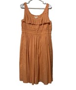 Sundance Flowy Sleeveless Dress size 12 Lightly lined 100% Cotton - £38.60 GBP