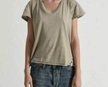 ONE TEASPOON Damen T-Shirt Entspannt Gemütlich Grau Größe Petite 19420F - $44.79