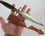 Moro Philippines Filipino DAGGER Knife Bolo Fixed Leather Sheath Scabbar... - $749.99