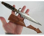 Moro Philippines Filipino DAGGER Knife Bolo Fixed Leather Sheath Scabbar... - $749.99