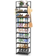 Kottwca 20-24 Pair Shoes Boot Storage Rack, Large Vertical Stackable Sho... - £33.78 GBP