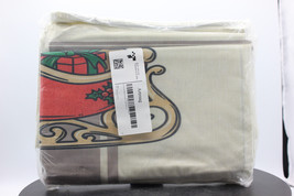 Artmag Christmas Pillow Covers 12x20 Set of 4, Gnomes, Sled, Trees, Stockings - £13.44 GBP