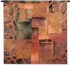 53x53 VISUAL PATTERN II Geometric Architectural Tapestry Wall Hanging - $183.15