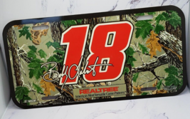 Bobby Labonte License Plate NASCAR #18  WinCraft Realtree Camo Pattern - £4.66 GBP