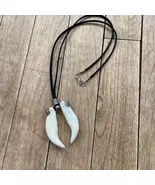 Men necklace with Bear teeth Pendant  - $50.00