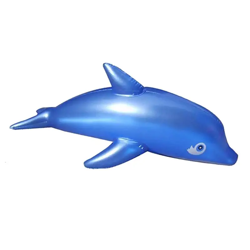 Pool Dolphin Game Toys Inflate Beach Poolside Aquatic Themed Decor Lovely - £7.48 GBP