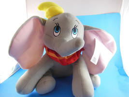 DUMBO 12" Plush ELEPHANT Authentic Disneyland World Resort with hat & Tag NICE! - $11.08
