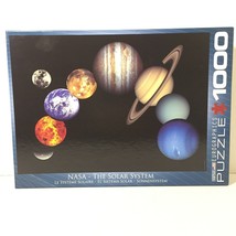 EuroGraphics NASA The Solar System 1000 Piece Jigsaw Puzzle Complete - $19.78