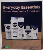 Nivea Men Everyday Essentials Set Cleanse Shave Gel Soothe Moisturize Body Wash - £31.14 GBP