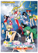 DVD Sailor Moon Vol.1-239 END+ 5 Movies English Dubbed All Region DHL EX... - $117.90