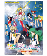 DVD Sailor Moon Vol.1-239 END+ 5 Movies English Dubbed All Region DHL EX... - $117.90