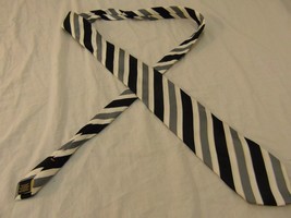 Donald J. Trump Signature Collection 100% Silk White Striped Tie - $36.71