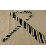 Donald J. Trump Signature Collection 100% Silk White Striped Tie - $687.70 MXN