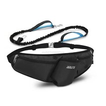Hands Free Dog Leash with Zipper Pouch for Running Wal Training, Dual Padded Han - £95.24 GBP