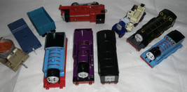 (3) Mattel Gullane Thomas The Train Motorized Engine Lot With Extra Cars - $39.59