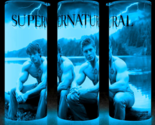 Glow in the Dark Supernatural Sam &amp; Dean Winchester in Jeans Cup Mug Tum... - £17.87 GBP