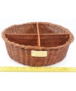 Knotts Berry Farms 4 Compartment Wicker Woven Basket - £7.61 GBP
