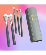 Laruce Beauty Christine 5 PC Makeup Cosmetic Brush Set and Hard Case Gra... - $32.91