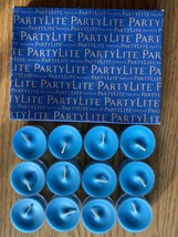 Partylite Tealights 12 Candles NOS &quot; Beautiful Blue Sky &quot; Discontinued - £13.54 GBP