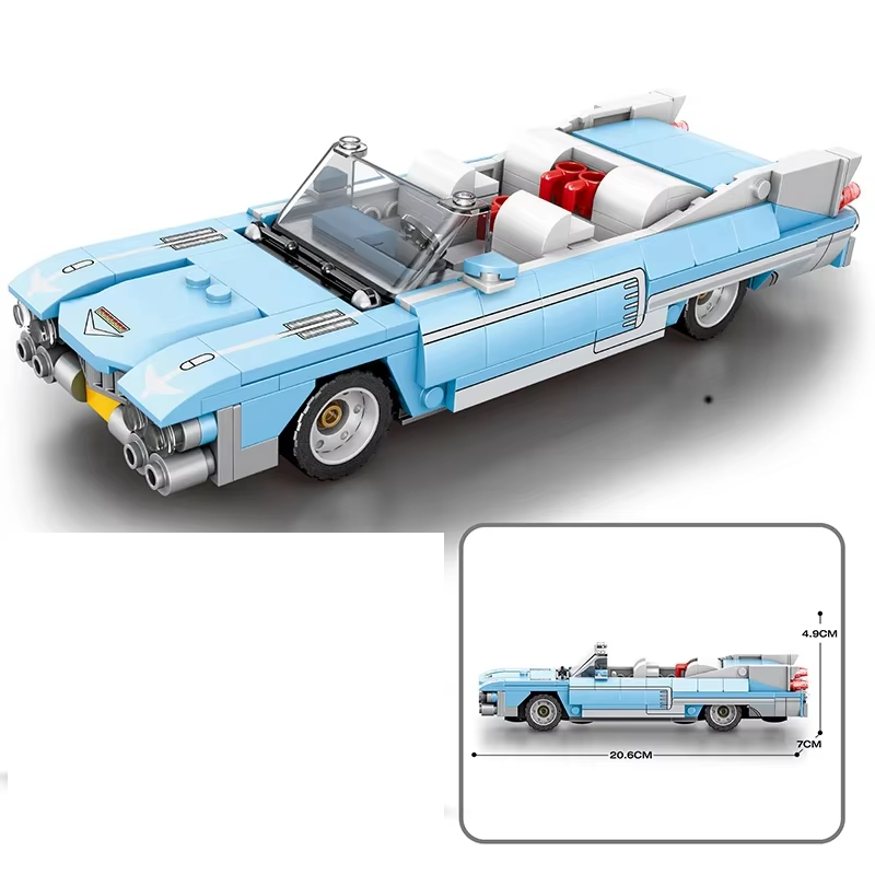 New 329PCS Roadster Car Building Block Creative City Vehicle Diy Car Model - $20.99