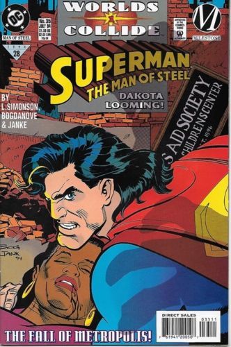 Primary image for Superman: The Man of Steel Comic Book #35 DC Comics 1994 VERY FINE- NEW UNREAD