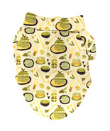 Pale Yellow Matcha Tea Hawaiian Dog Camp Shirt Sizes XXS - 2XL - £12.26 GBP