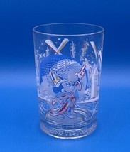 Walt Disney Disney World 25th Anniversary Glass w/Mickey Mouse. *Pre-Owned* - $9.39