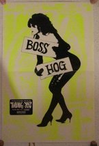 Boss Hog Poster Great Profile of Woman In Cat Suit Jon Spencer Blues Explosion - £39.95 GBP