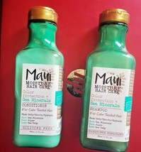 4 Pack Maui Moisture Color Protected +Sea Minerals Shampoo &amp; Conditioner 13.0OZ - £40.20 GBP
