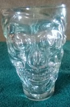 Pirate Skull Glass Mug 32 Oz Treasure Island Casino Luminarc USA Stein - £21.97 GBP