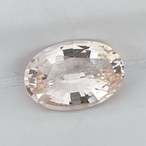 100% Natural Peach Morganite 1.67 Cts Oval Cut Loose Gemstone Anniversary - £189.80 GBP